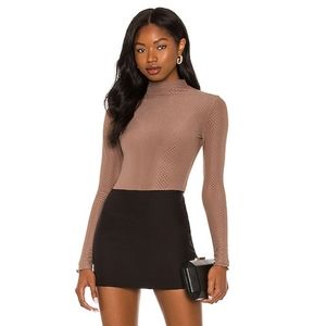 Shanaya Bodysuit in Chestnut